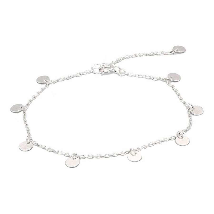 Pulseras Brillo | Pulsera De Plata Chapitas