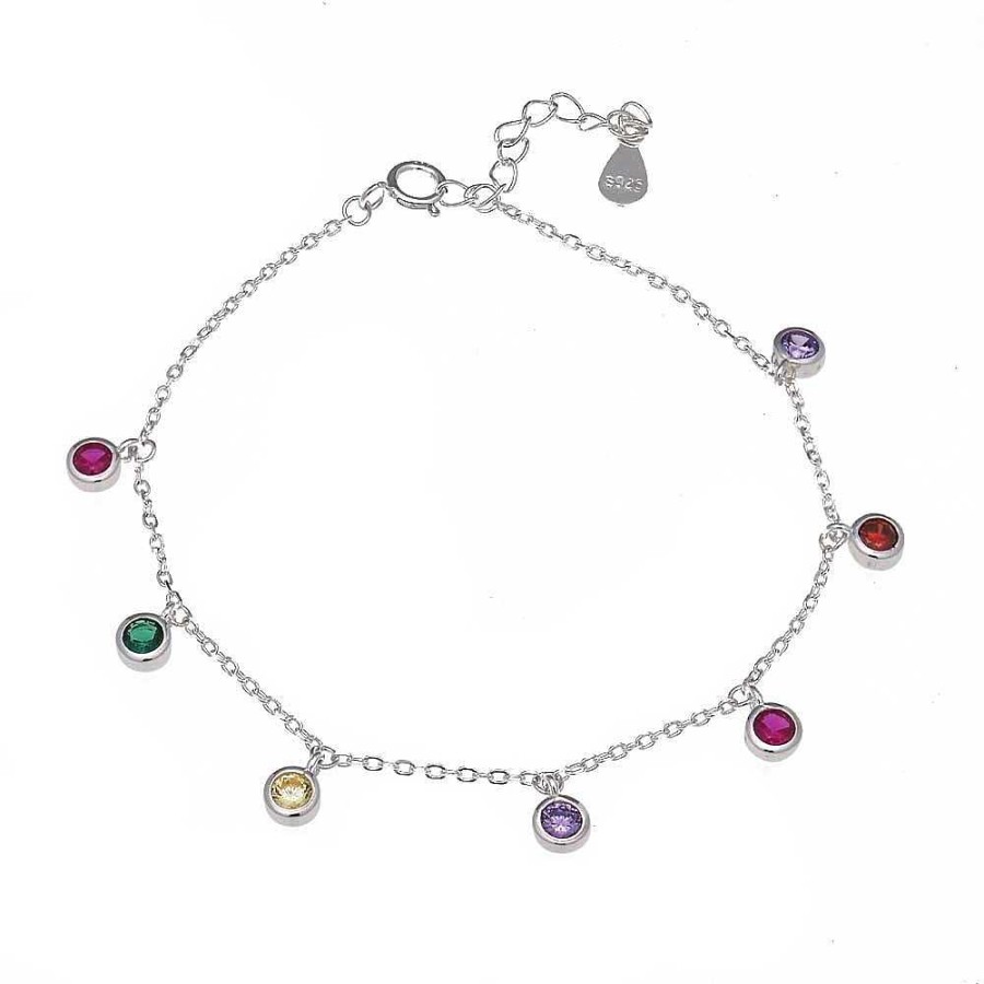 Pulseras Brillo | Pulsera Plata Petit Chatons