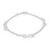 Pulseras Brillo | Pulsera De Plata 3 Infinitos Volumen