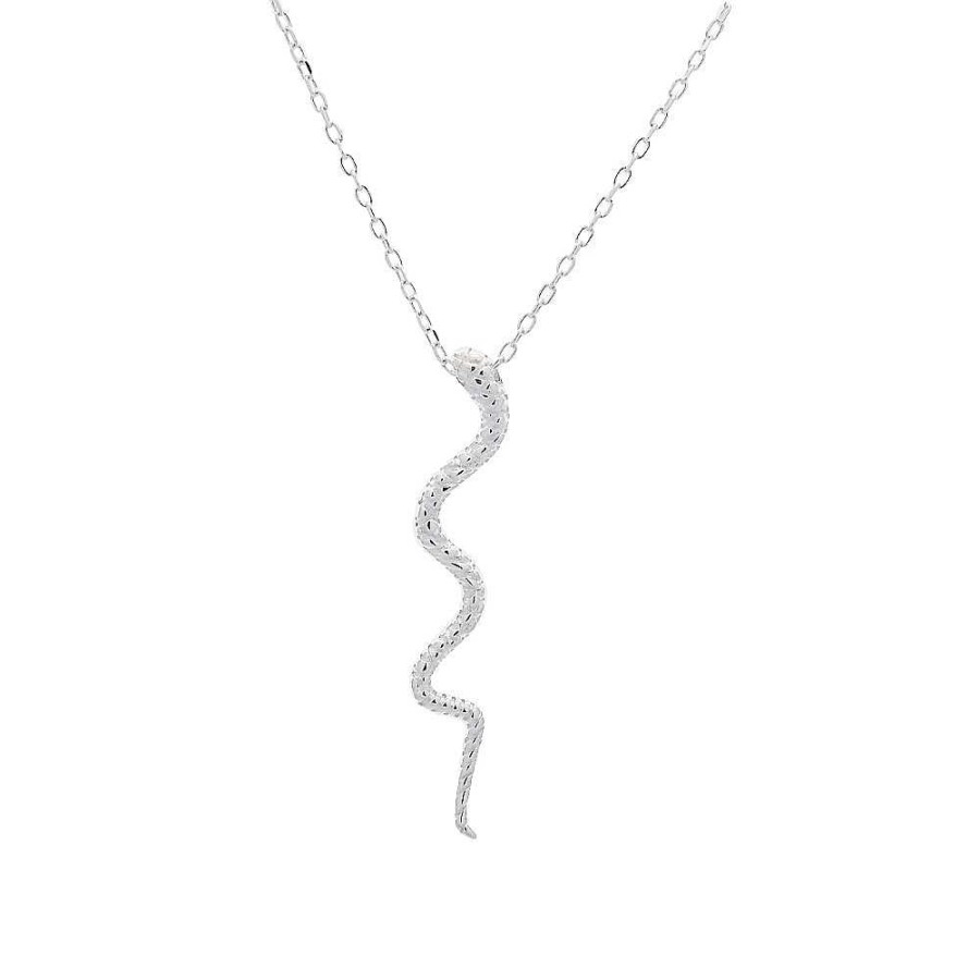 Collares Brillo | Gargantilla De Plata Serpiente