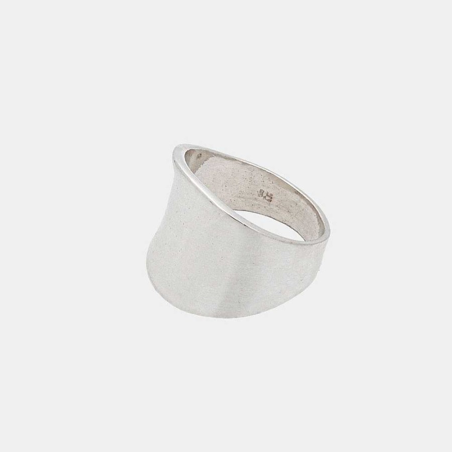 Anillos Brillo | Anillo De Plata C Ncavo