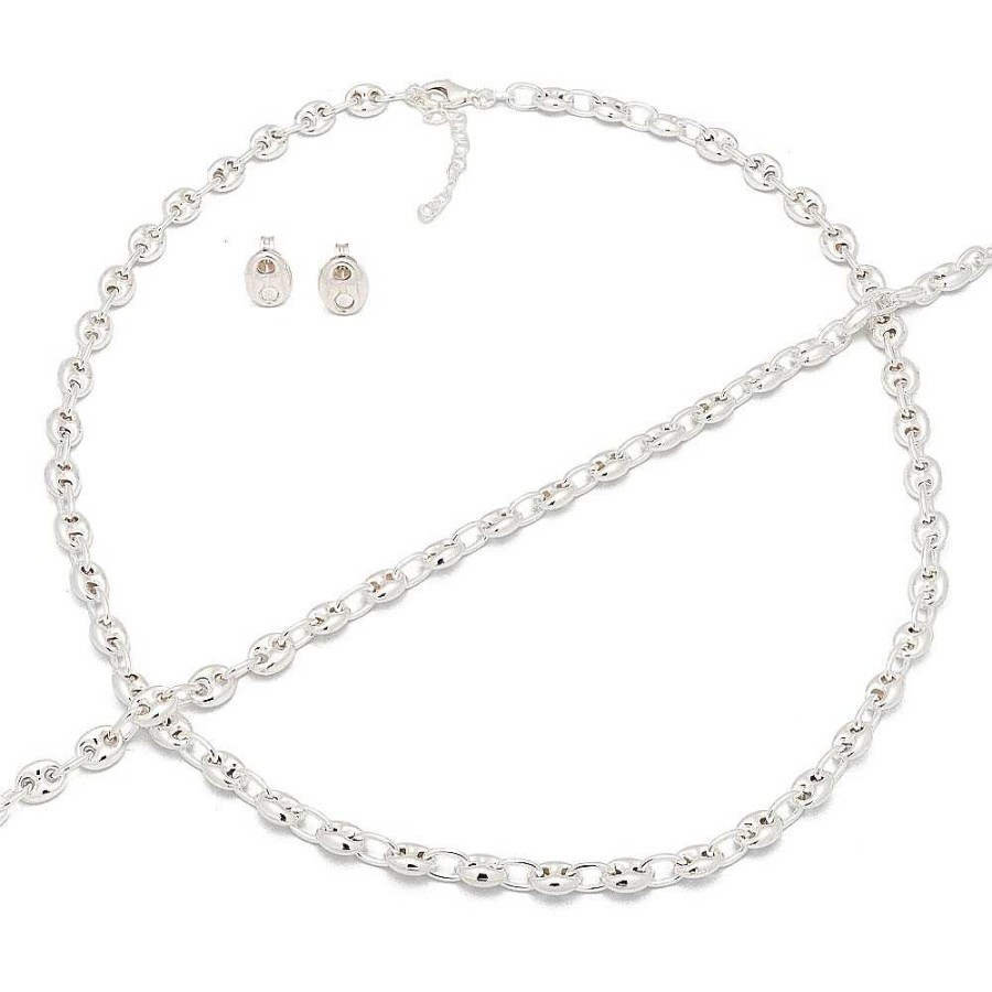 Collares Brillo | Gargantilla Plata Calabrote Mini