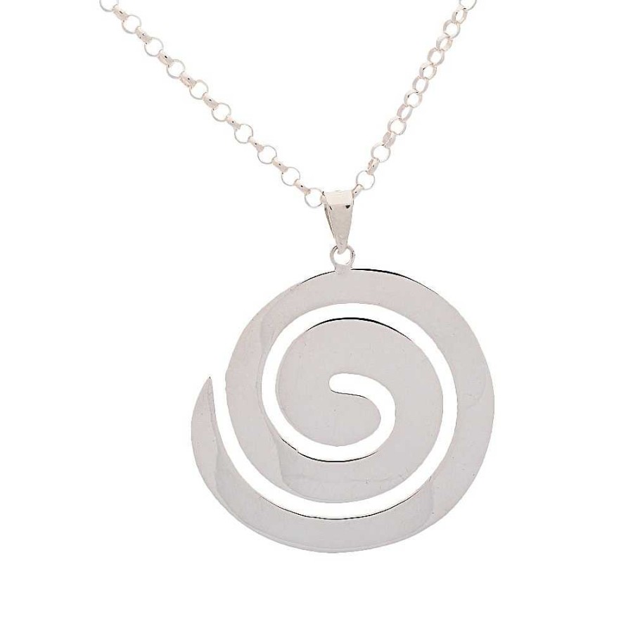 Colgantes Brillo | Colgante De Plata Spiral Fine