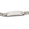 Pulseras Brillo | Pulsera Esclava De Plata De Ley H Ngara 14Mm 23Cm