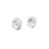 Pendientes Brillo | Pendientes De Plata Mini Espiral