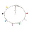 Pulseras Brillo | Pulsera Plata Eslabones Multi Gatas