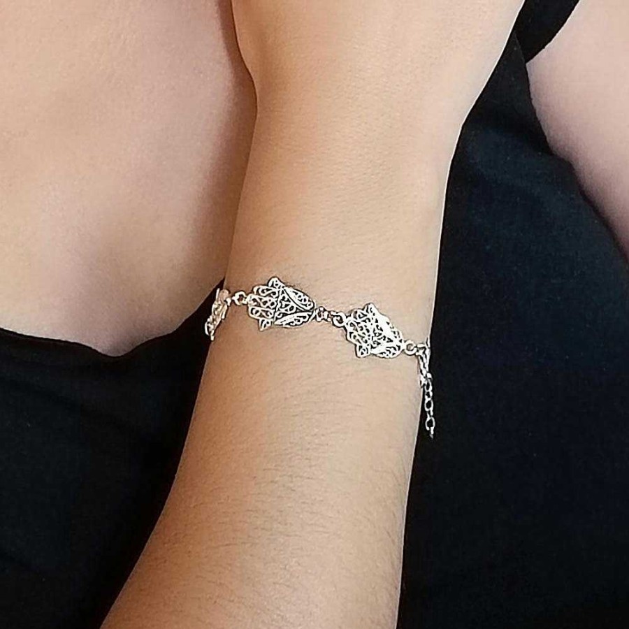 Pulseras Brillo | Pulsera Plata Manomano