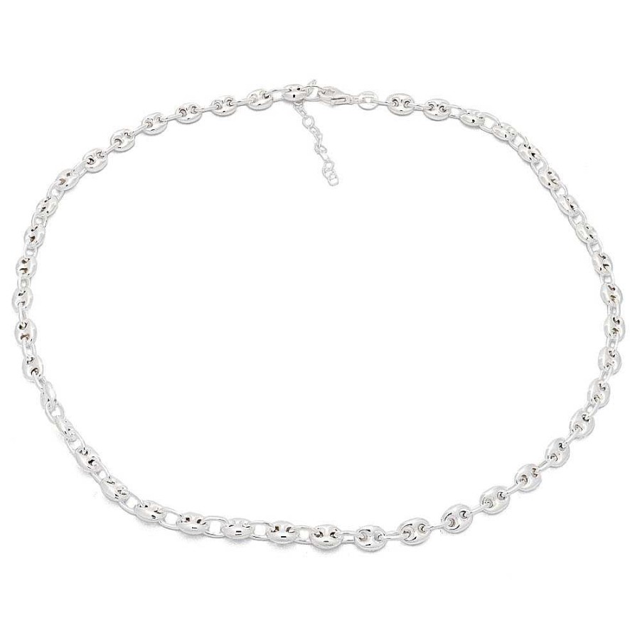 Collares Brillo | Gargantilla Plata Calabrote Mini