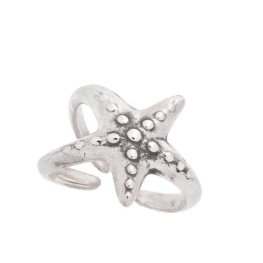 Anillos Brillo | Anillo De Plata Starfish