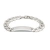 Pulseras Brillo | Pulsera Esclava De Plata De Ley Barbada 12.5Mm 22Cm