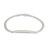 Pulseras Brillo | Pulsera Esclava De Plata De Ley Barbada 5Mm 21Cm