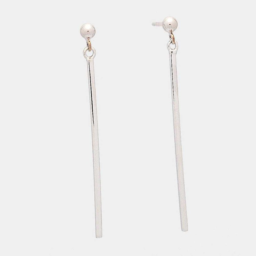 Pendientes Brillo | Pendientes Plata Minimal