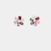 Pendientes Brillo | Pendientes Plata Flower Two