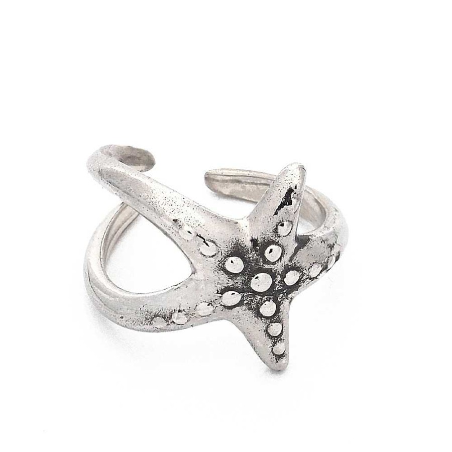 Anillos Brillo | Anillo De Plata Starfish