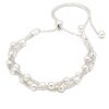 Pulseras Brillo | Pulsera Plata Twist