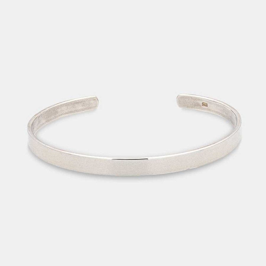 Pulseras Brillo | Brazalete De Plata Plane Band